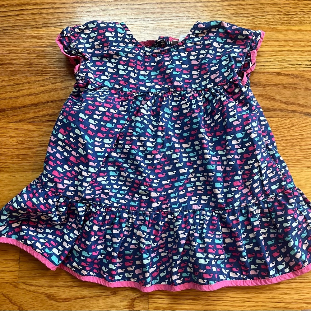 Vineyard vines x target whale print dress size 18 months